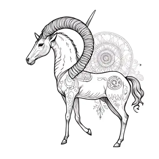Capricorn Zodiac Signs Merged