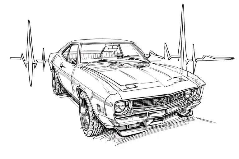 Car Heartbeat Line