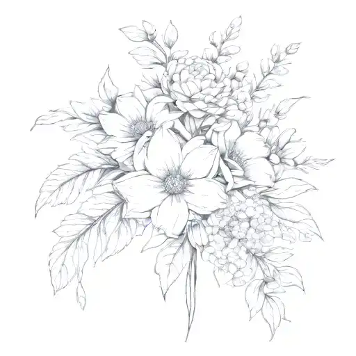 Birth Month Flower Bouquet