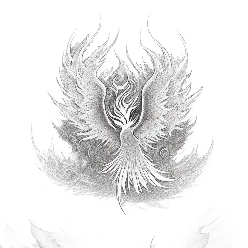 Phoenix Rising From The Ashes