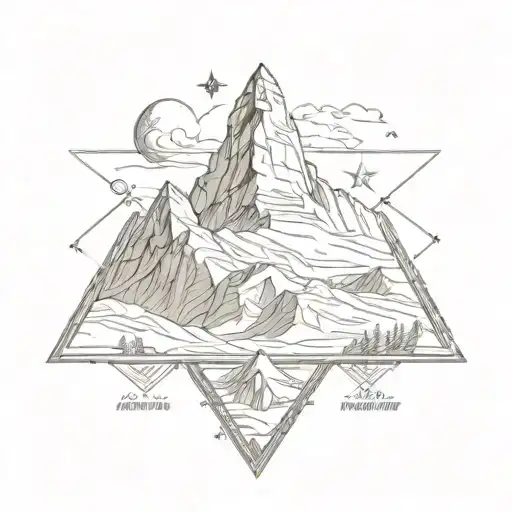 Matterhorn Triangle Border