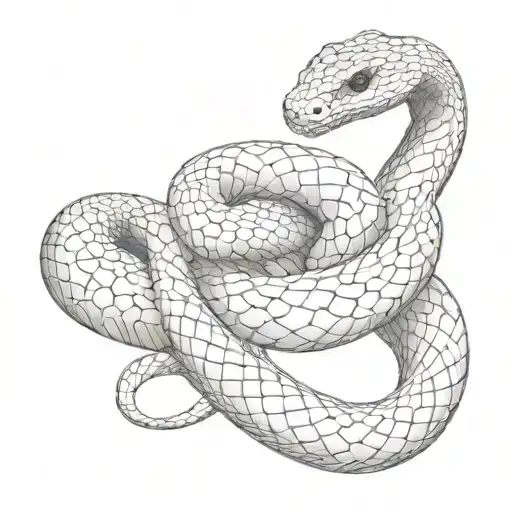 Snake Wrapped Around The Wrist