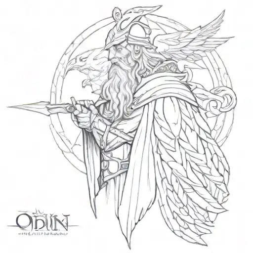 Odin With Ravens