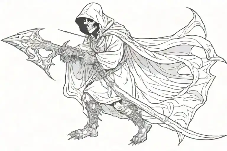 Grim Reaper With Ice Axe