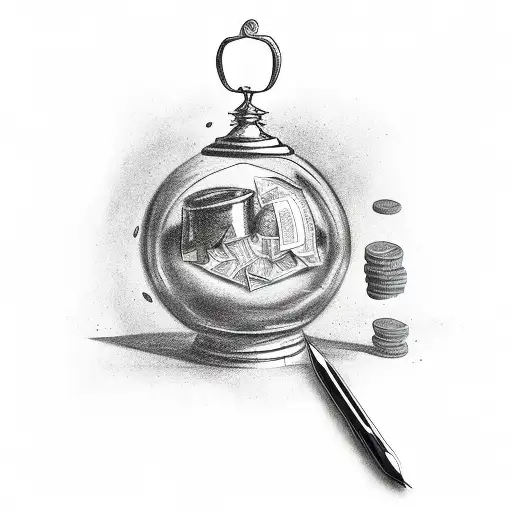 Trophy And Money Bag In A Dream