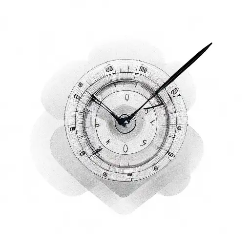 Car Speedometer And Time