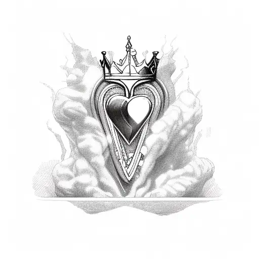 King Heart Card Wasted Drugs