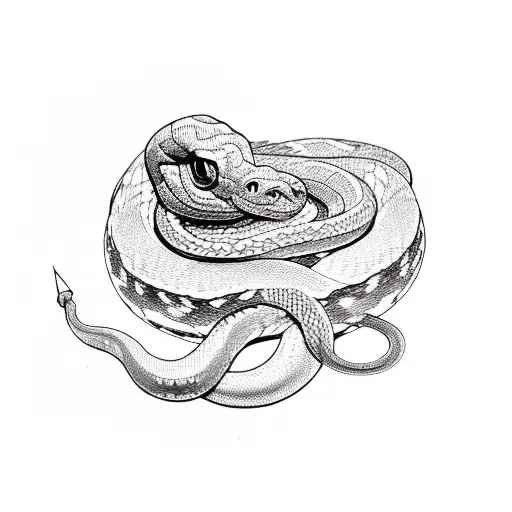 Sewing Stitches With A Snake