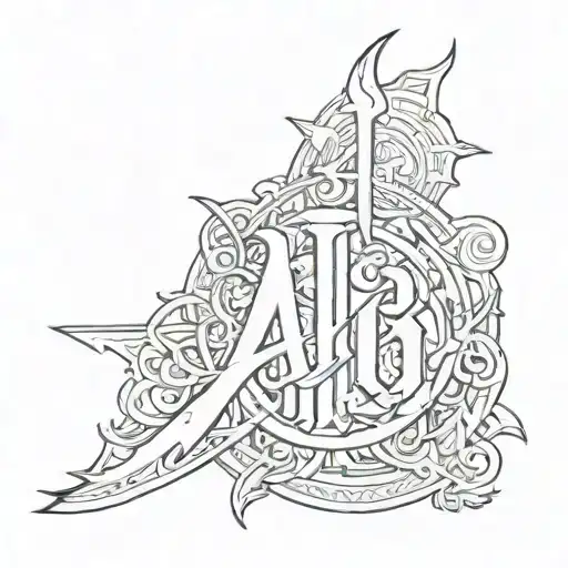 The Letters Keaing Gothic Style Font Biker Gang Style