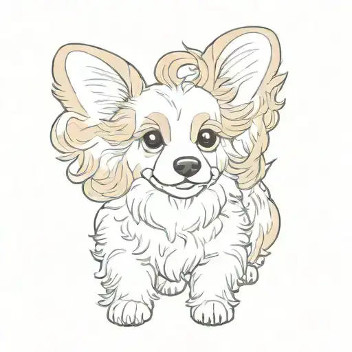 Corgi Poodle Dog Cute