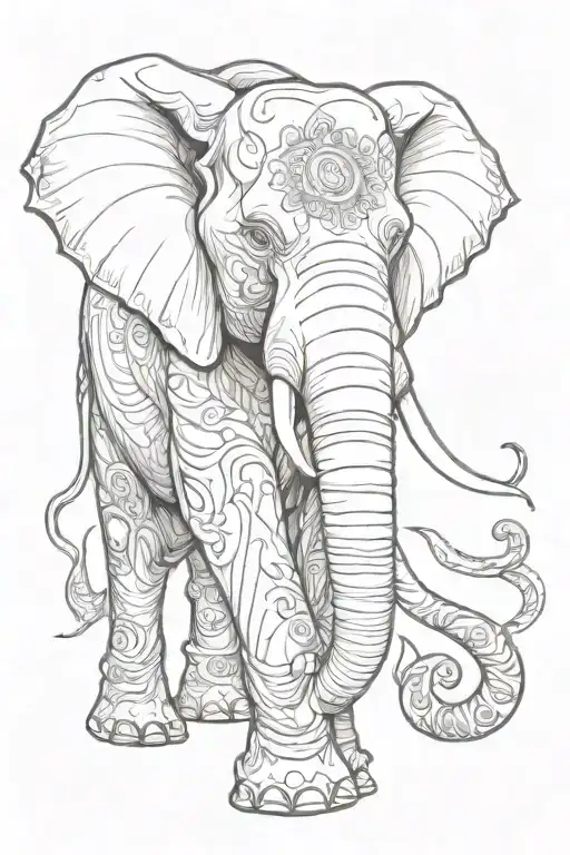 Elephant Witn Rage A