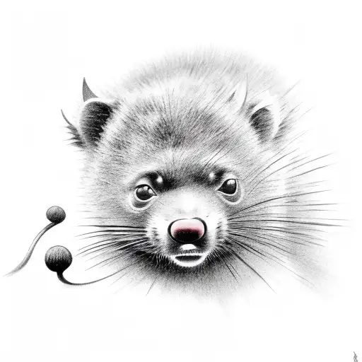 Baby Face With Tasmanian Devil Spinning