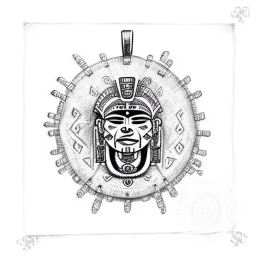 Aztec Warrior Necklace