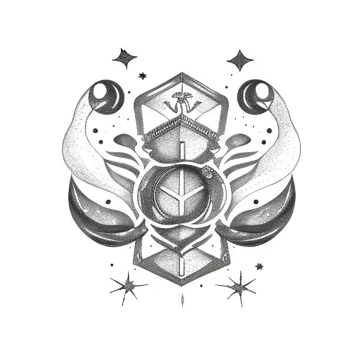 Libra Zodiac Sign With Stars