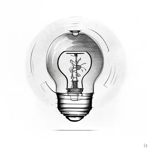 Bulb With Two Fish Inside