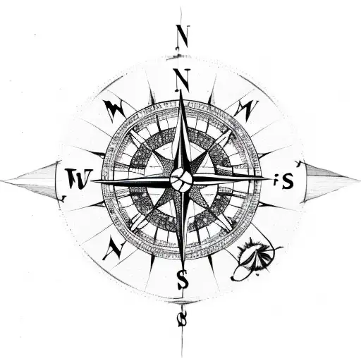 Compass And Bird