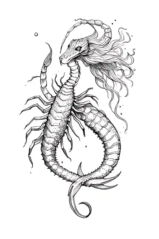 Mermaid And Scorpion