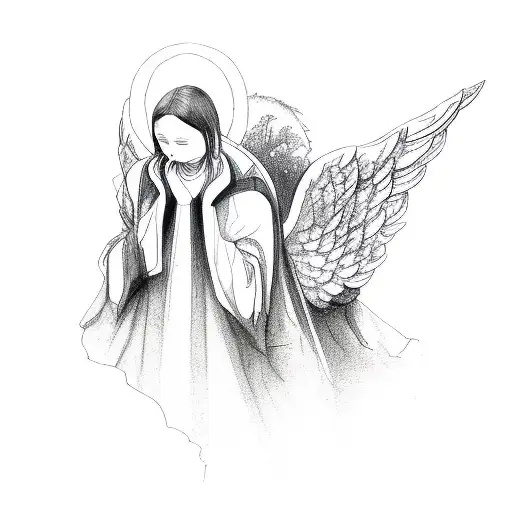 Depressed Arch Angel