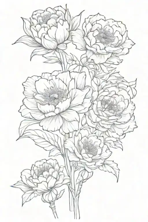 June And October And December Birth Flowers Growing