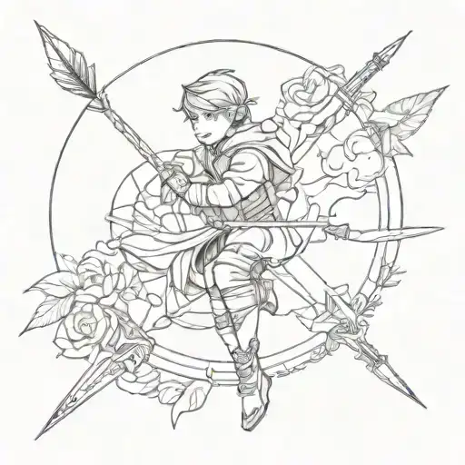 Arrow Line Encompass A Kid