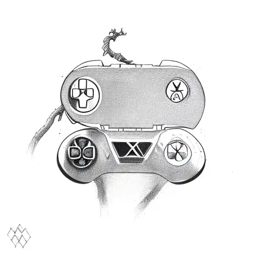 A Broken Xbox Controller That A Technological Tree Grows Out Of It