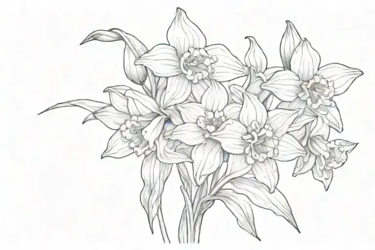 Daffodil Lily Of Valley Flowers