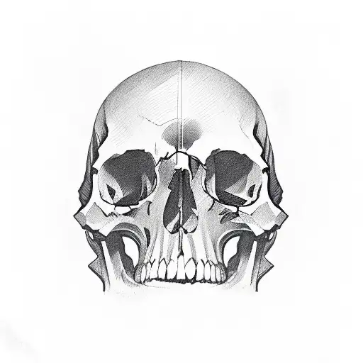 Vhs Tape With A Skull