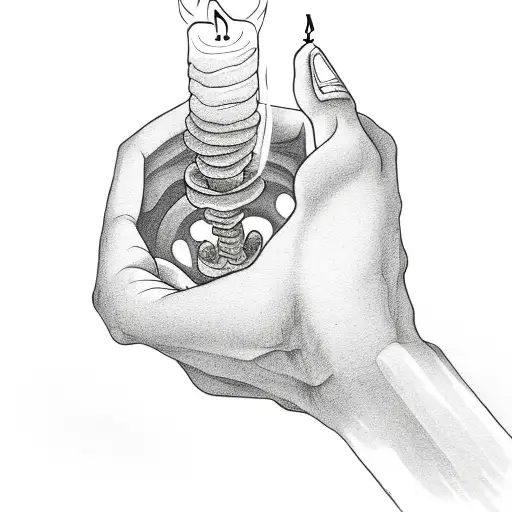 Skeleton Hand With Candle