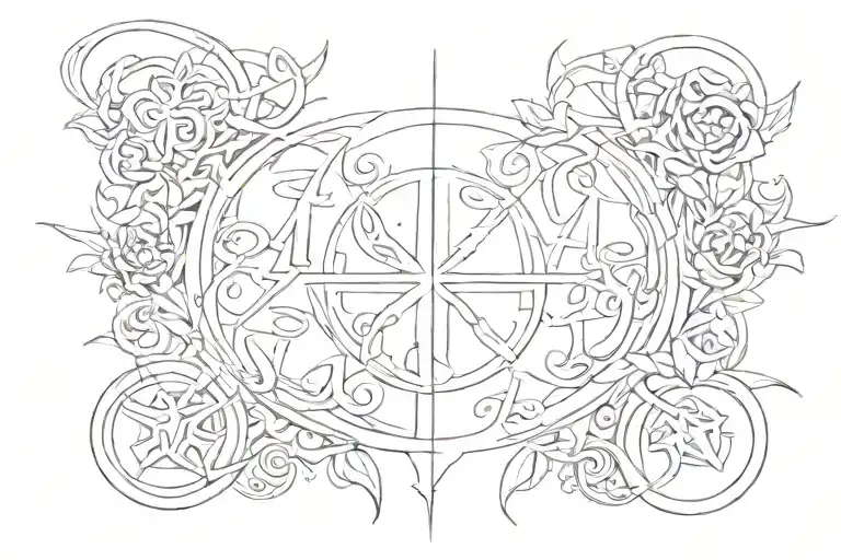 In Roman Numeral I Was July 4 2015 As The Backgroundand In The Center In Red Cursive Miguel Jr