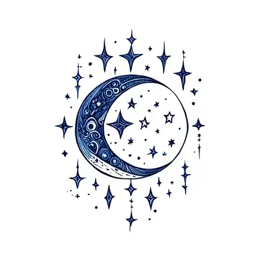 Moon And Stars