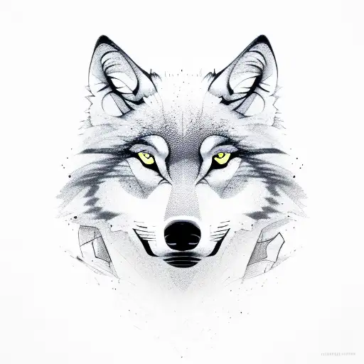 A Mixture Of A Strong Tree And A Wolf And One Eye