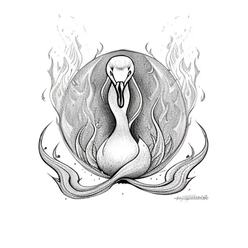 Nettles And Fire With Swan