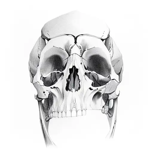Bird Skelton Foot Reach Out For Human Skelton Hand