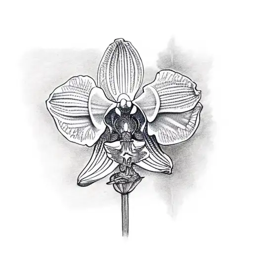 Orchid With A Crown