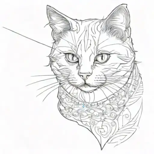 A Cat Standing And Looking At You With Love In Her Eyes