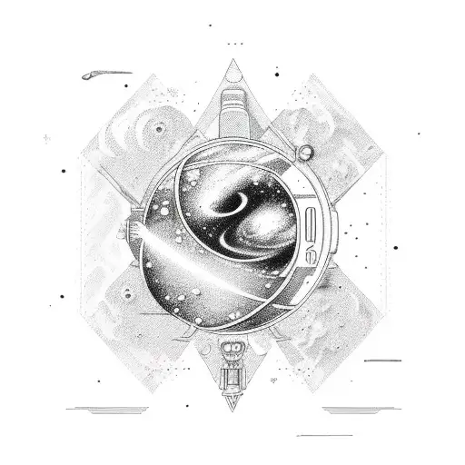 Retro Space Galaxy Sleeve