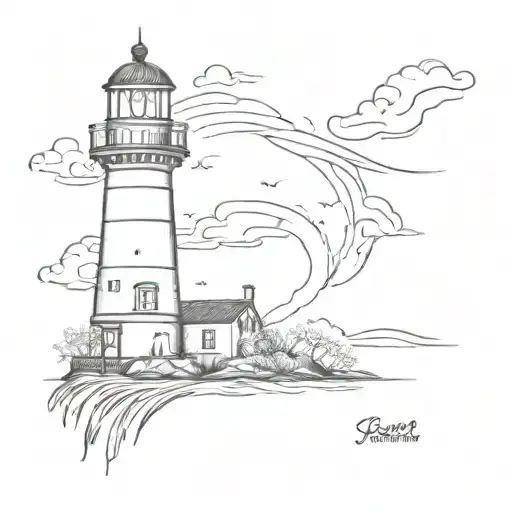 A Lighthouse Old School Style