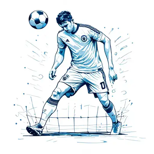 Soccer And Very Intelligent Overthinking Man