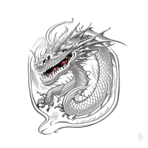 A Dragon That Killed Someone And Ate His Heart