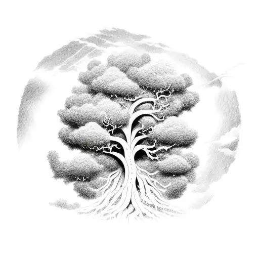 Tree Of Life Up In The Clouds