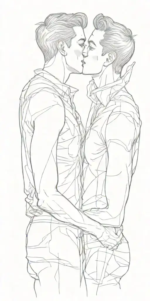 Gay Guys Kissing