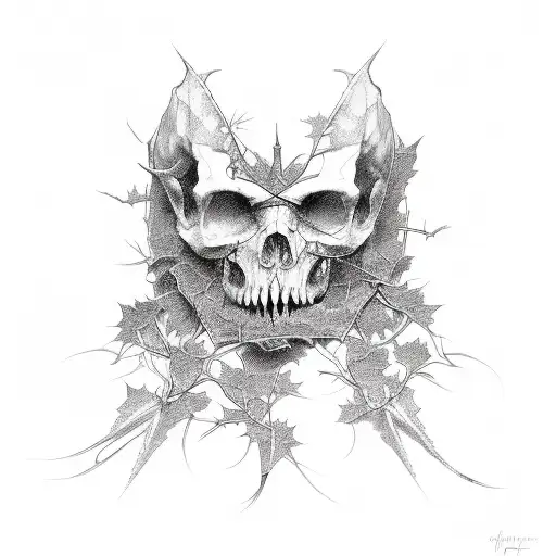 Broken Bones Wrapped With Ivy