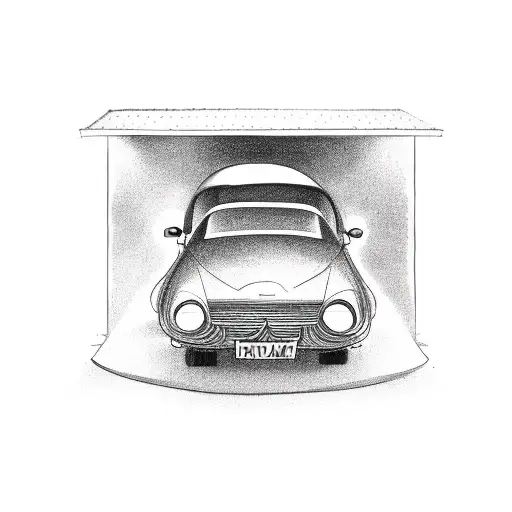 Girl With Car Under It