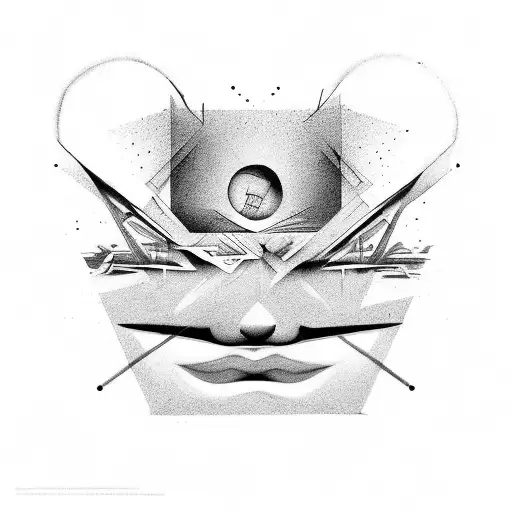 An Abstract Representation Of Mental Health Struggles Using Black-grey Shading