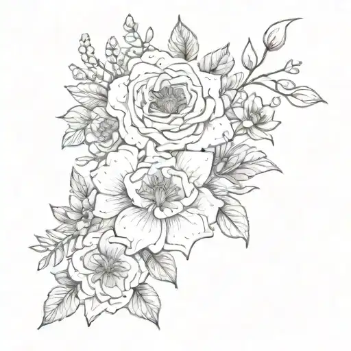 Birth Flower Bouquet