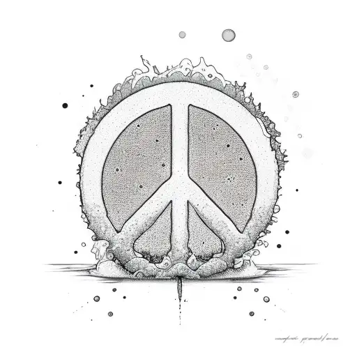 Peace Melting Into Love Water