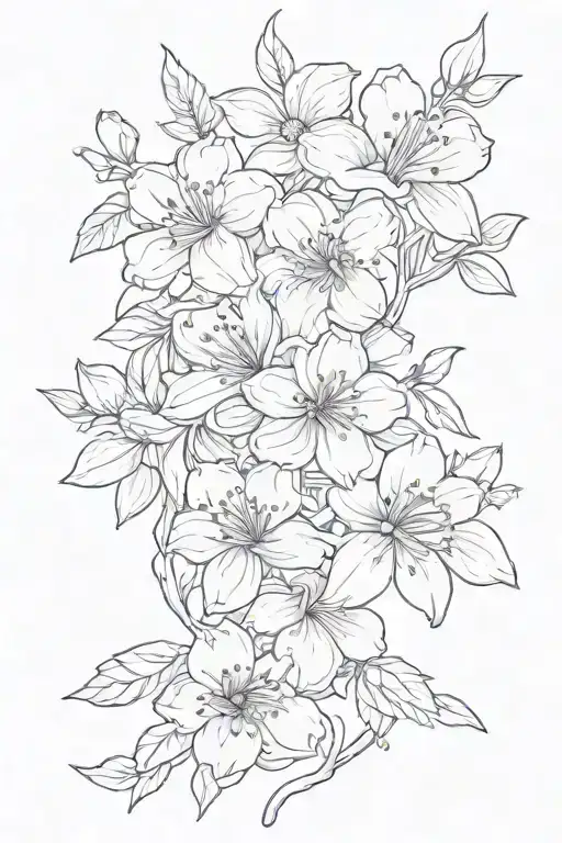 Birth Flowers Intertwined