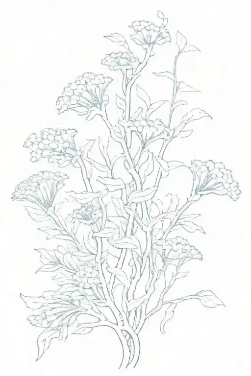 Big Leaves Kelp Forest Flowers Intertwined