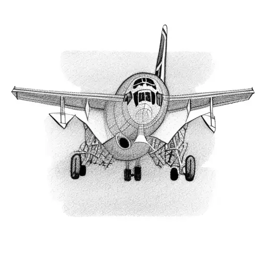 Fineline Airplane Starting On Runway