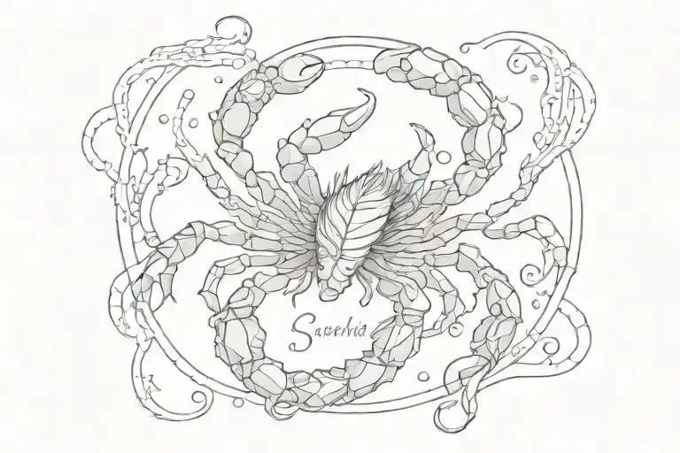 Scorpio And The Inscription You Are Stronger Than You Think